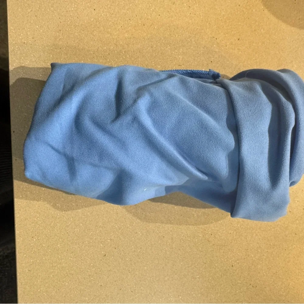 Blue Fabric Yoga Travel Towel